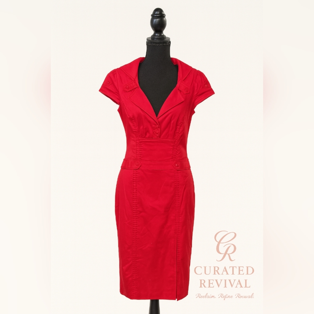 Ted Baker Red Sheath Dress
